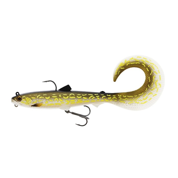 Westin BullTeez Curltail R' NR 21cm 73g műcsali, természetes csuka