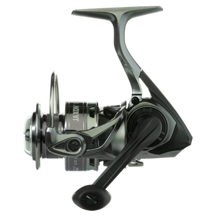 Accesoriu lanseta pescuit JAXON BLACK STREAM BSX 300, 8 rulmenti, 0,25mm-170m, 6.2:1, 265g, negru