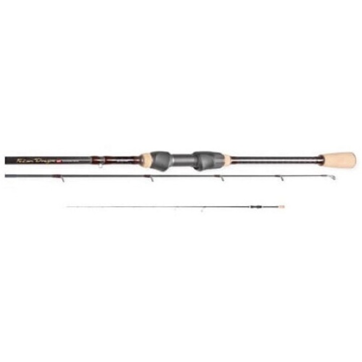 Dragon horgászbot TEAM DRAGON CXT, 1,95m, 10-30g, 2 részes, fekete