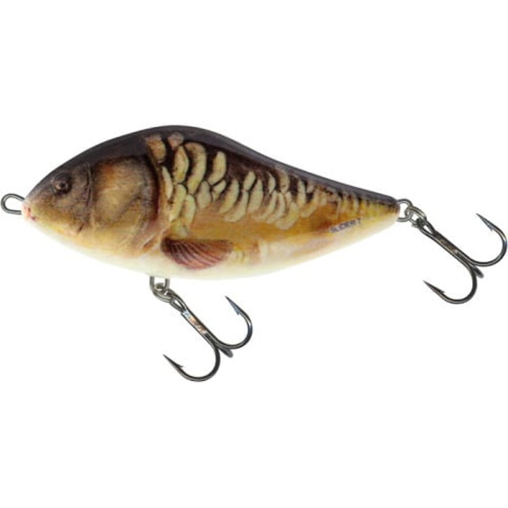 Momeala artificiala, Salmo Slider 12cm, Floating, 60g, 1m adancime, Mirror Carp
