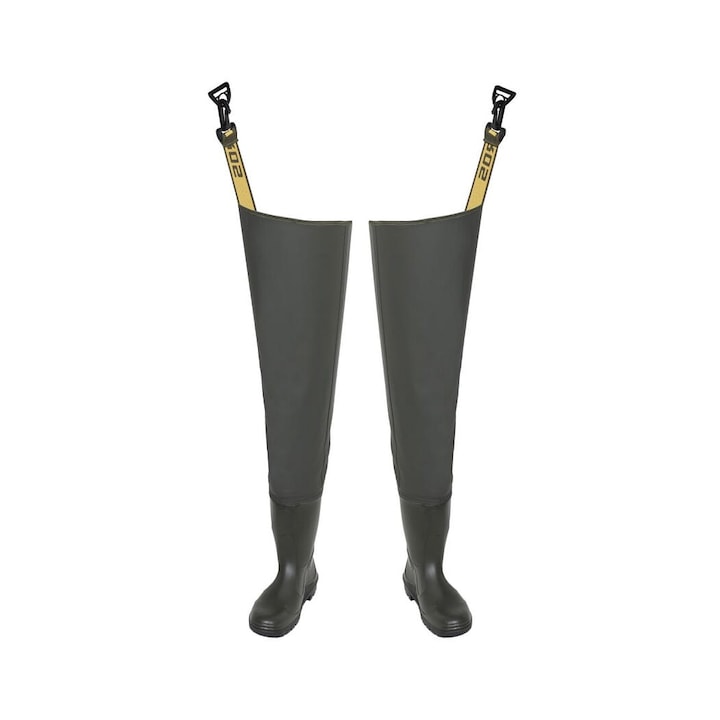 Cizme de pescuit, PROS, WR02, impermeabile, galosi, maslin, Plavitex Heavy Duty, 43