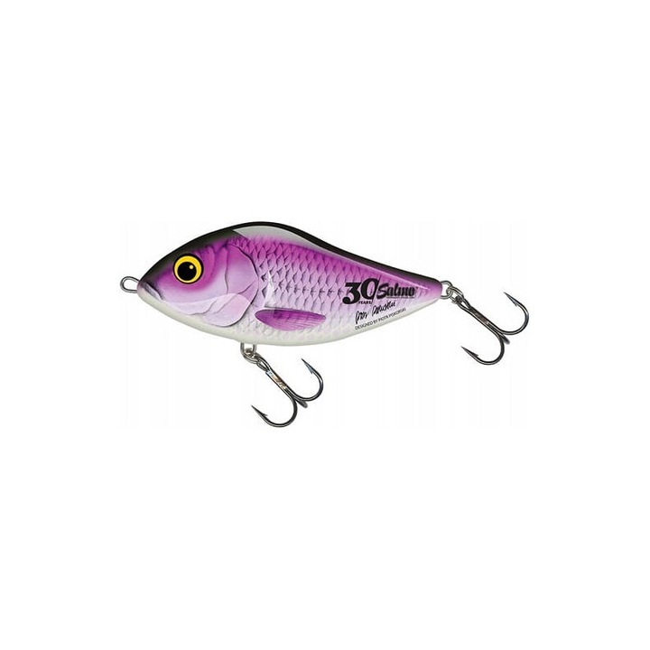 Vobler Salmo Slider 12cm 70g Holo Purple Prey, editie limitata