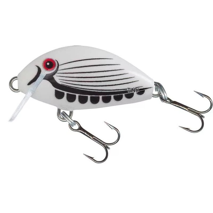 Wobbler Salmo Tiny, 3 cm, fehér, S