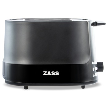 Prajitor de paine Zass ZST 10 BL Black Line, 850W, functie reincalzire / decongelare / anulare, oprire automata, tavita pentru frimituri Prajitor de paine Zass ZST 10 BL Black Line, 850W, functie reincalzire / decongelare / anulare, oprire automata, tavita pentru frimituri