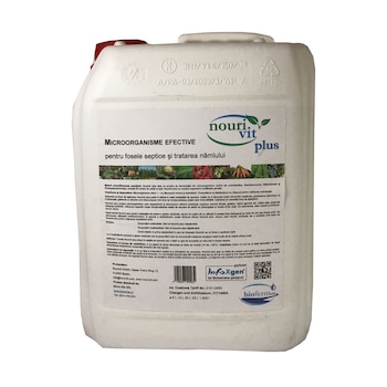 Bioactivator fosa septica, 10L, Nourivit Plus Bioactivator fosa septica, 10L, Nourivit Plus