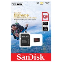 card de memorie sandisk extreme micro sd 128 gb uhs-i v30 a1 4k uhd 100 mbs imagen 58_0_
0