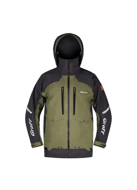 Мъжко спортно яке 631-B-7, Graff, Synthetic, Зелен