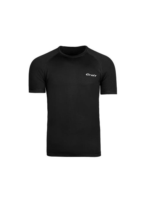 Graff Active Performance Мъжка тениска, висока дишаемост, гъвкавост, черно, полиестер