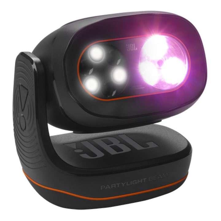 Проектор JBL Partylight Beam, LED, RGB, Partybox Sync, Bluetooth, Черен