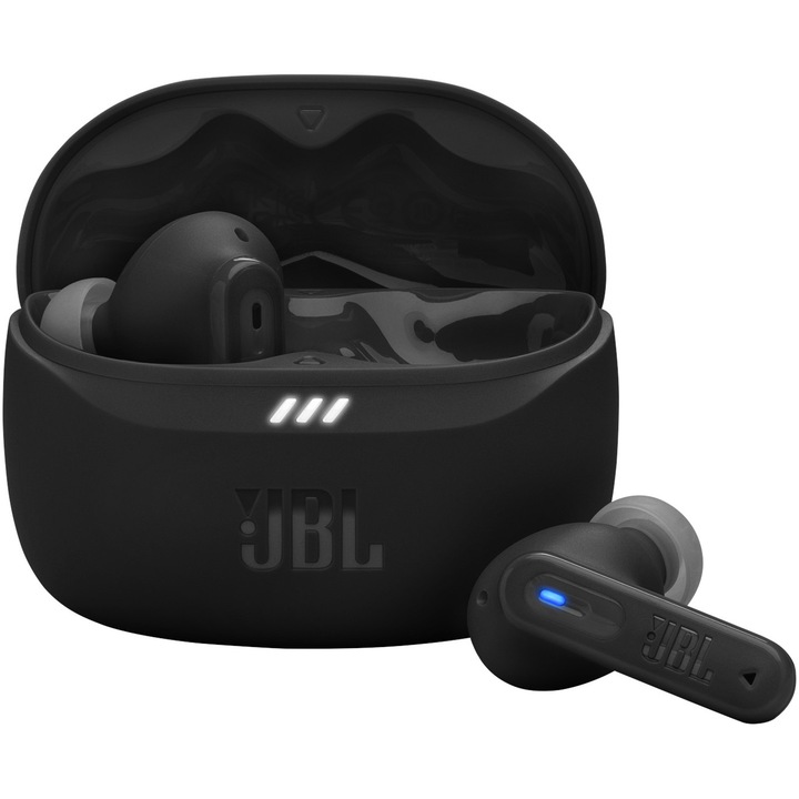 Слушалки In-Ear JBL Tune Beam 2, True Wireless, Bluetooth, ANC, Автономия 48 часа, IP54, Spatial Sound, Multi-point, Черен