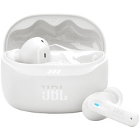 Casti In-Ear JBL Tune Beam 2, True Wireless, Bluetooth, ANC, Autonomie 48 ore, IP54, Spatial Sound, Multi-point, Alb