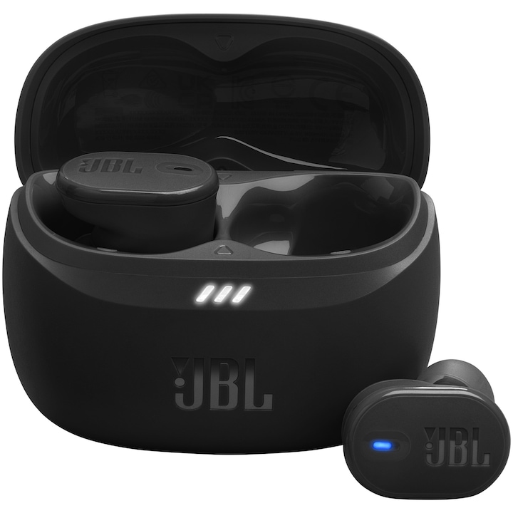 Слушалки JBL Tune Buds 2, True Wireless, Bluetooth, ANC, Автономия 48 часа, IP54, Multi-point, Черни