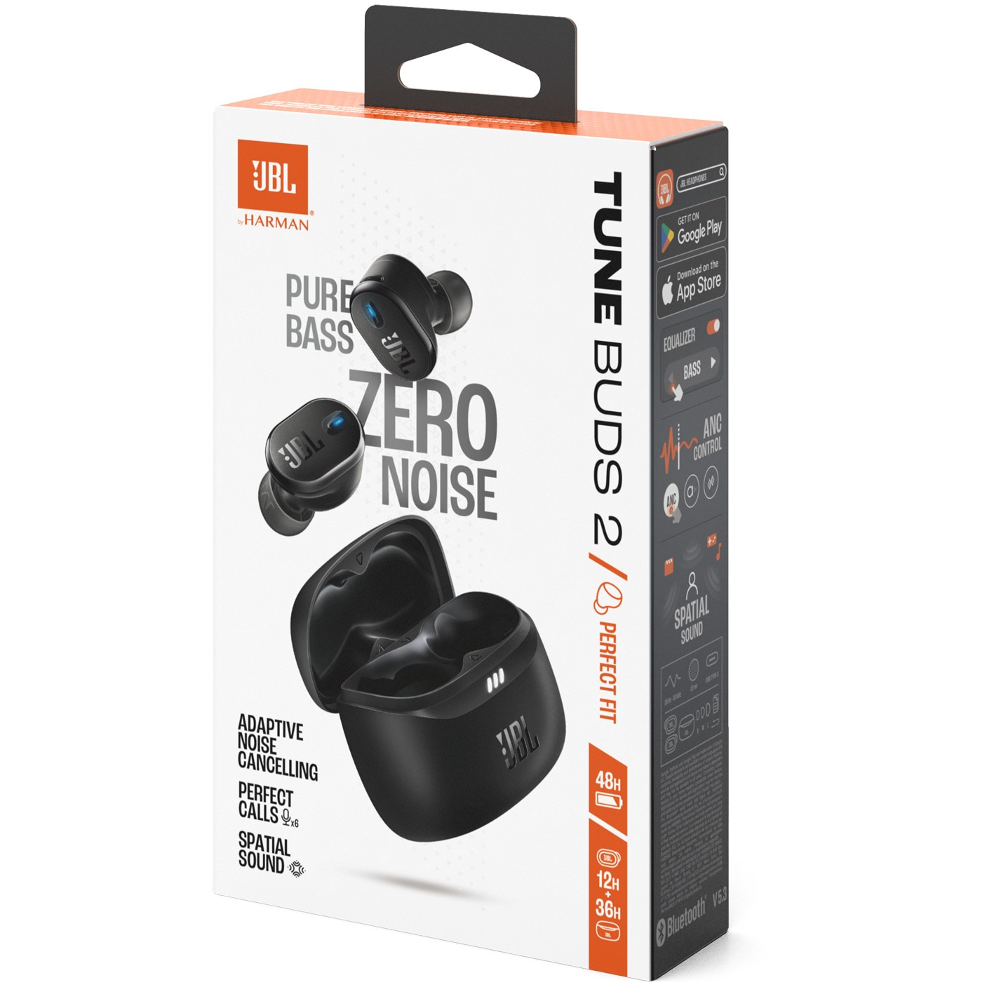 【新品未開封】JBL TUNE BUDS 2 Casti In-Ear JBL Tune Buds 2, True Wireless, Bluetooth, ANC