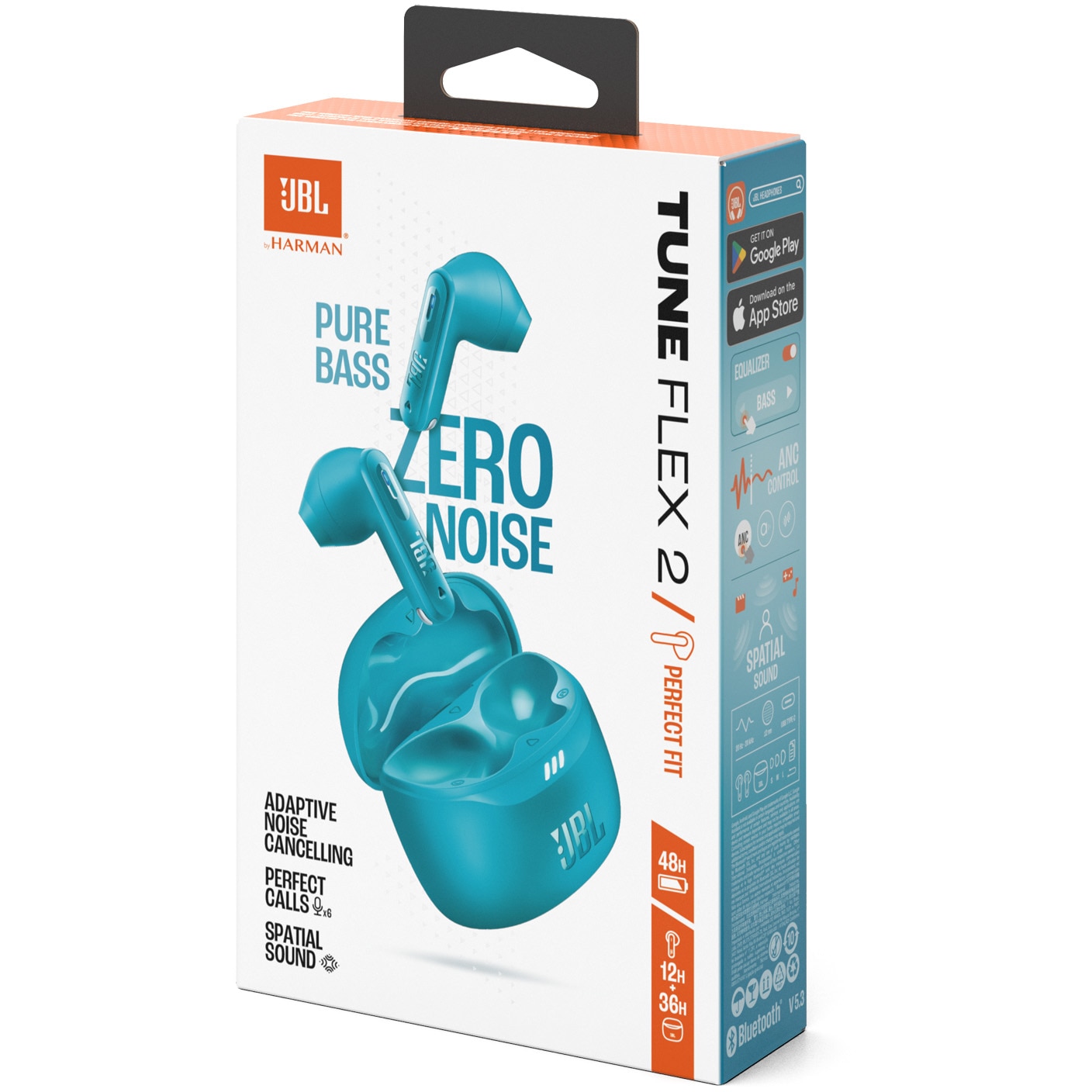 Casti In-Ear JBL Tune Flex 2, True Wireless, Bluetooth, ANC