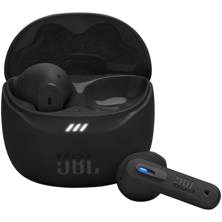 Слушалки In-Ear JBL Tune Flex 2, True Wireless, Bluetooth, ANC, Автономия 48 часа, IP54, Spatial Sound, Multi-point, Черен