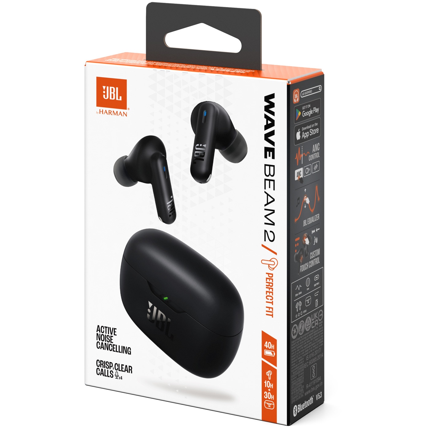 JBL WAVE BEAM 2 ブラック JBL WAVE BEAM 2 ワイヤレスイヤホン