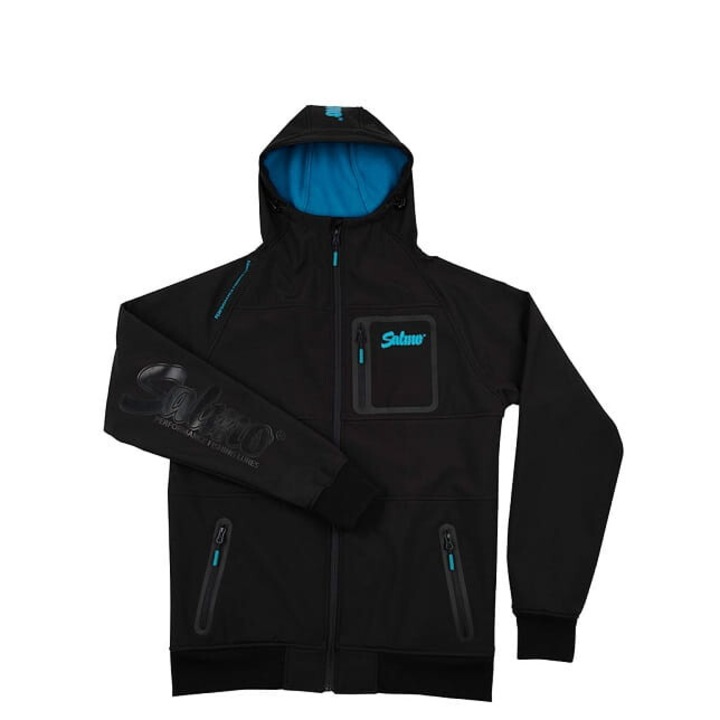Férfi kabát, Soft Shell Salmo, M méret, vízálló, légáteresztő