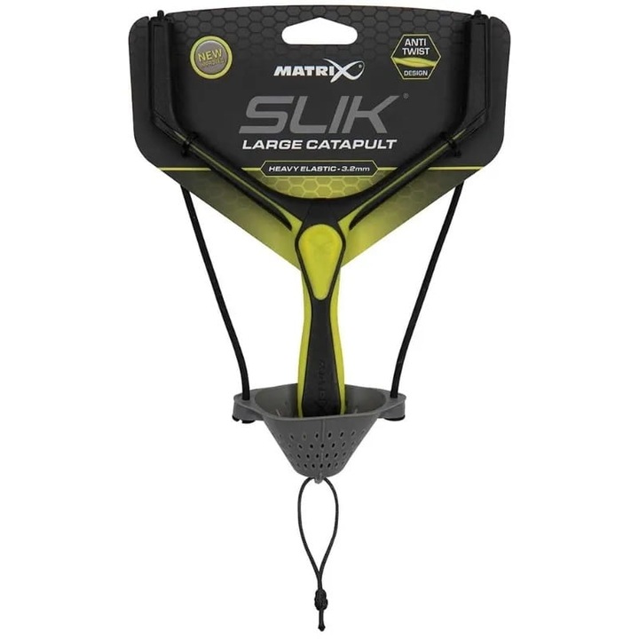 Matrix Slik V2 L csúzli, 3,2 mm-es gumi, nagy méretek