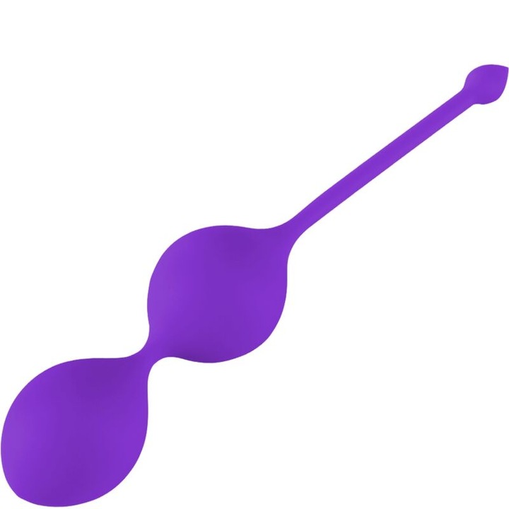 Вагинални топчета ALIVE, U-TONE, 18x3.4 см, Лилав