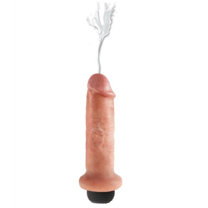 Dildo King Cock 17.8 cm, ultra-realist, impermeabil, hipoalergenic