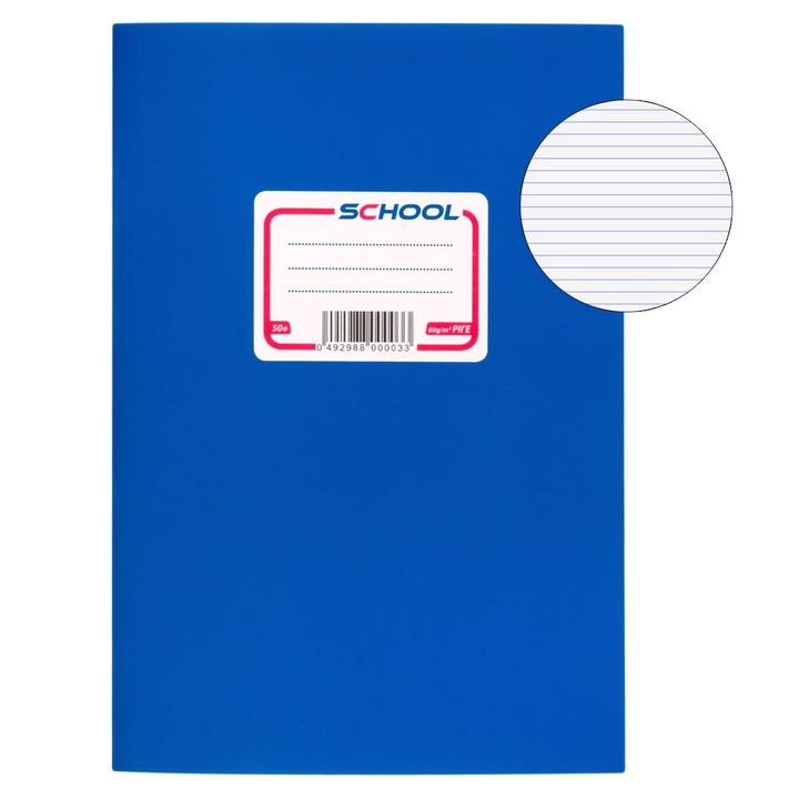 B5-ös diktáló jegyzetfüzet kék borítóval - 50p