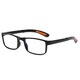 Ochelari de vedere pliabili pentru citit, lectura cu protectie pentru lumina albastra, calculator, culoare rama, dioptrie +2.00, Cu cutie de depozitare, unisex, Vanaxalife®, Negru