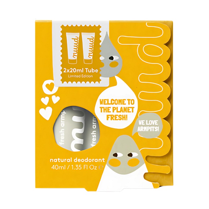 Deodorant natural crema Nuud Friends 2 x 20ml