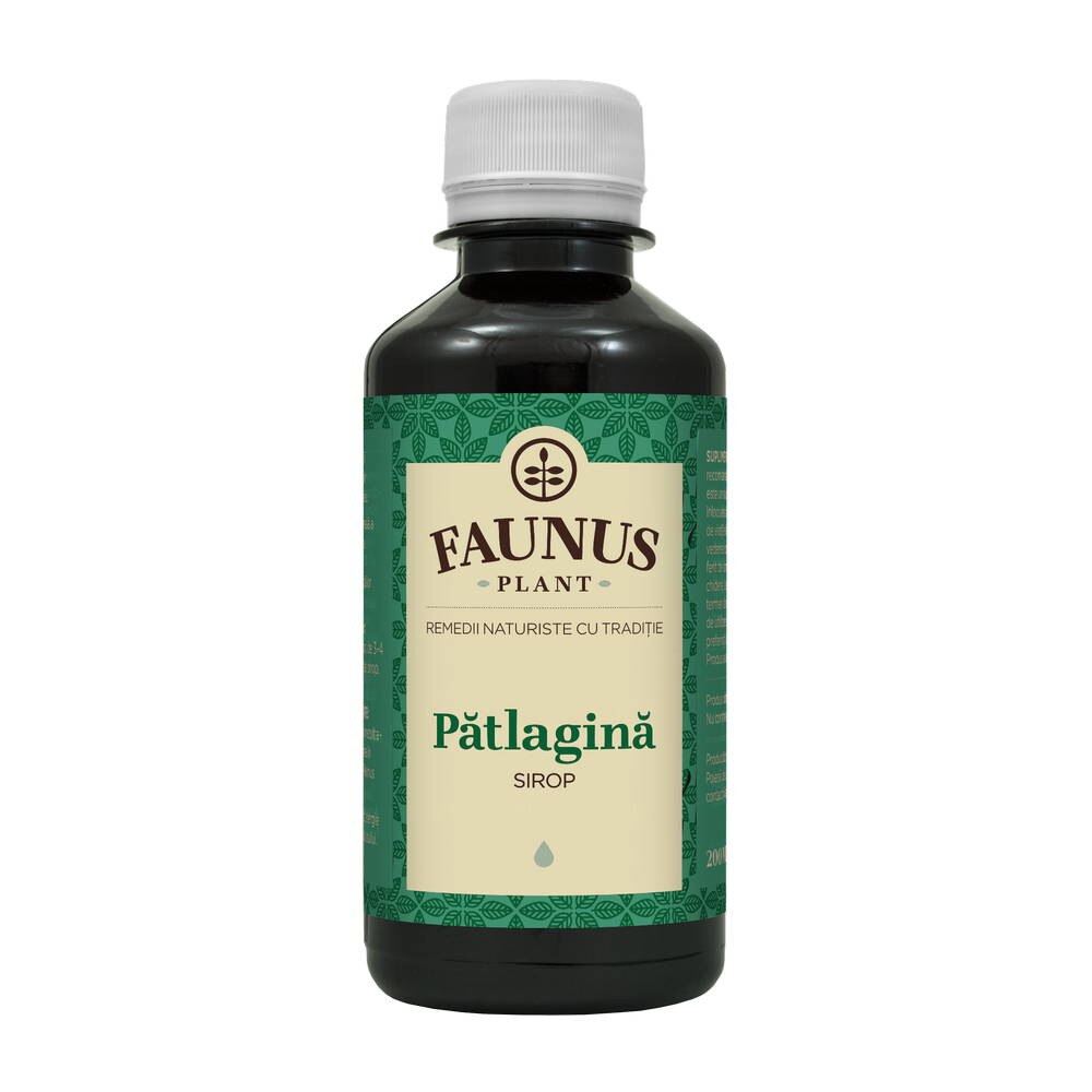 Sirop Patlagina, 200ML, Faunus Plant