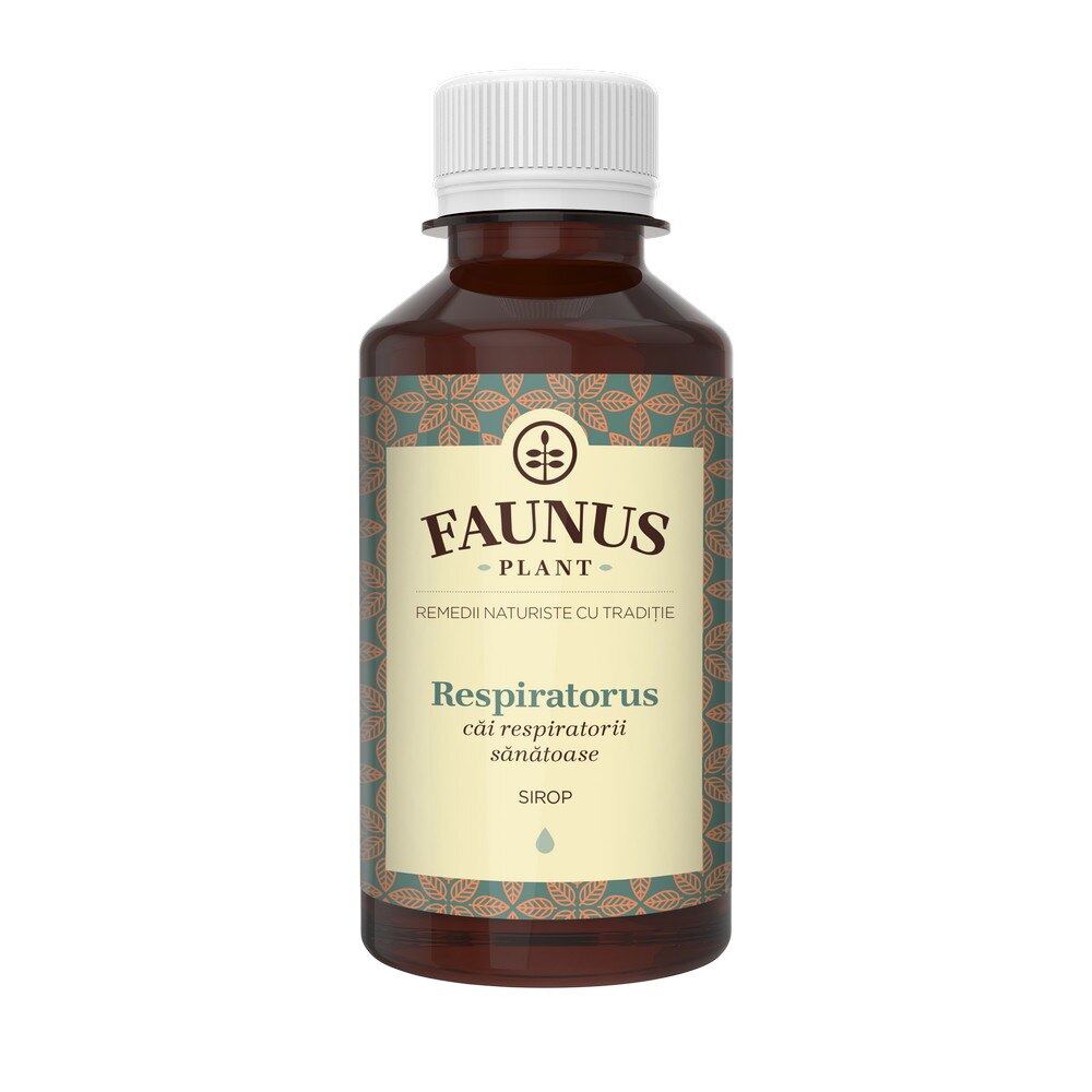 Sirop Respiratorus (Cai respiratorii sanatoase), 200ML, Faunus Plant