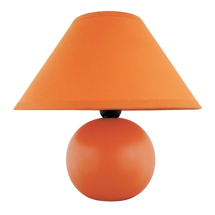 Нощна лампа Rabalux Ariel, E14, 1x40W, Оранжев мат