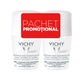 Pachet 2x Deodorant Vichy Roll-On Antiperspirant fara parfum 48H pentru Piele Sensibila, 50 ml