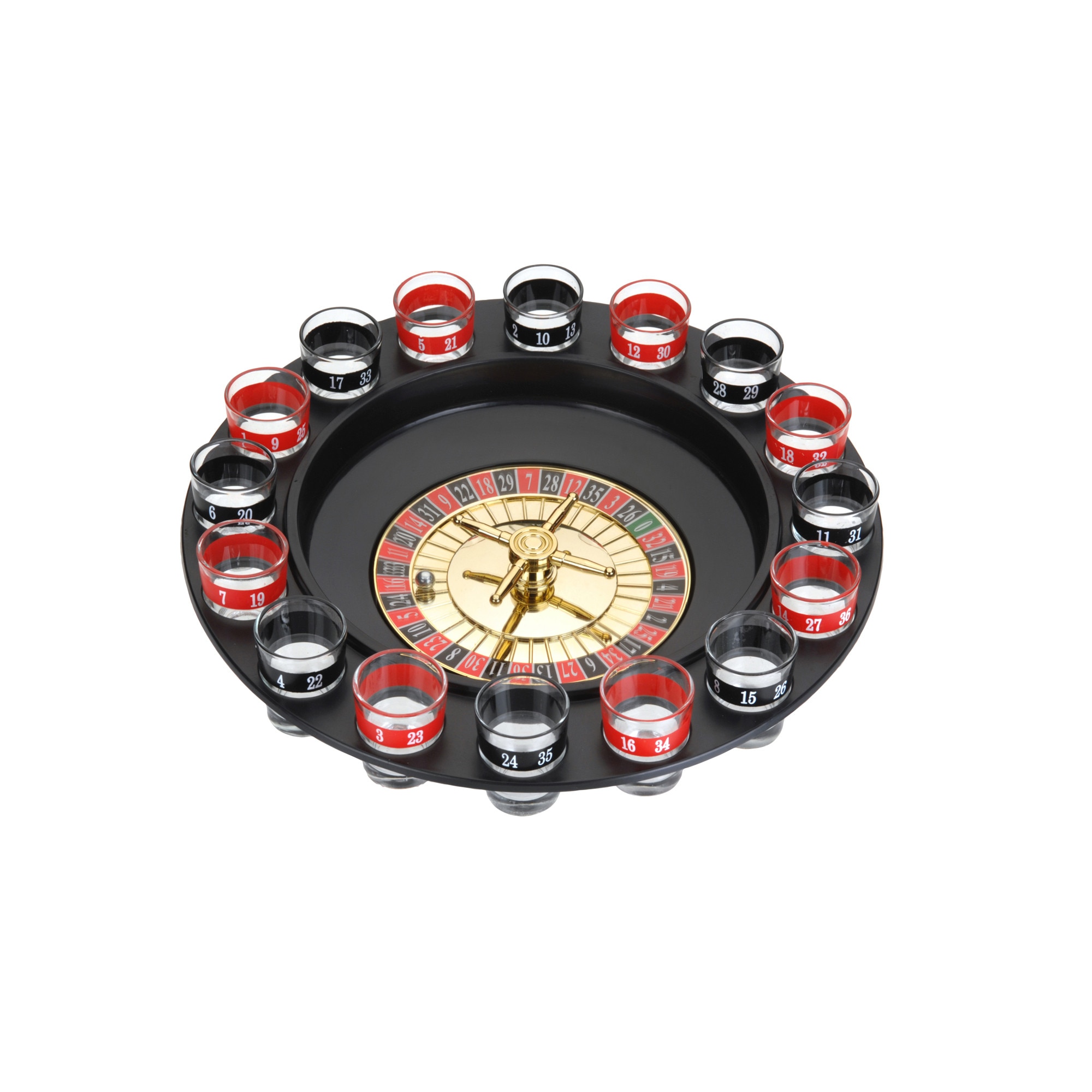 Joc ruleta cu pahare de shot