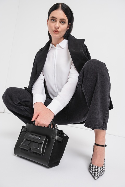 Gina Tricot, Риза с дълги ръкави, Бял, XL