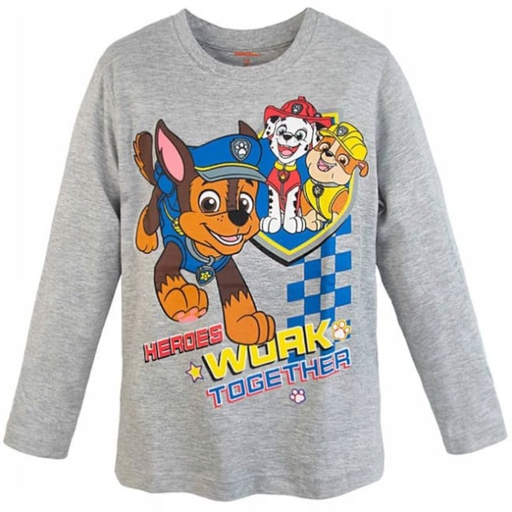 Paw Patrol bluz, szurke, Szürke