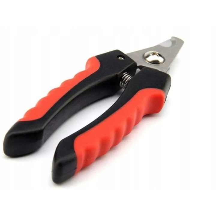 Set de masini de taiat unghii si pile pentru caini si pisici, Petco, Inox, rosu