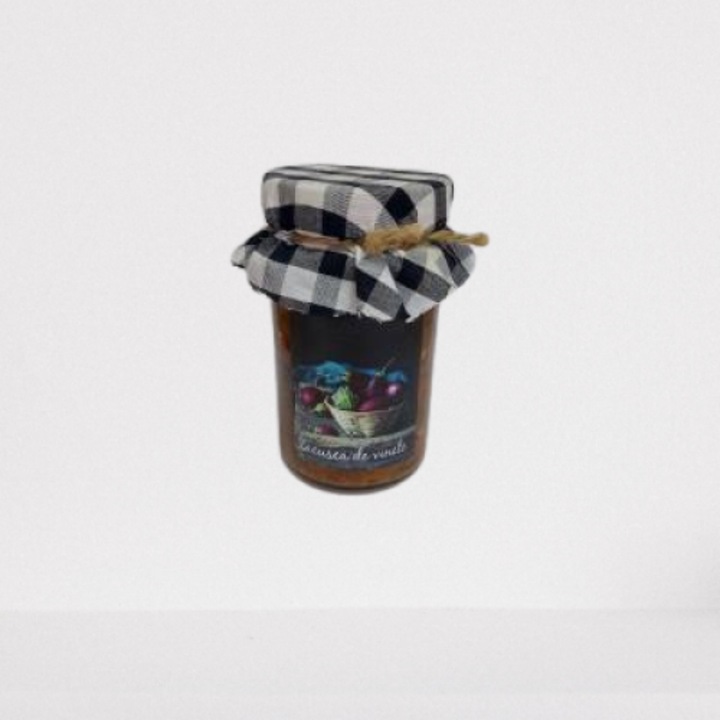 Zacusca de vinete Gospodina Zen, 300g, fara conservanti, fara E-uri, produs sterilizat