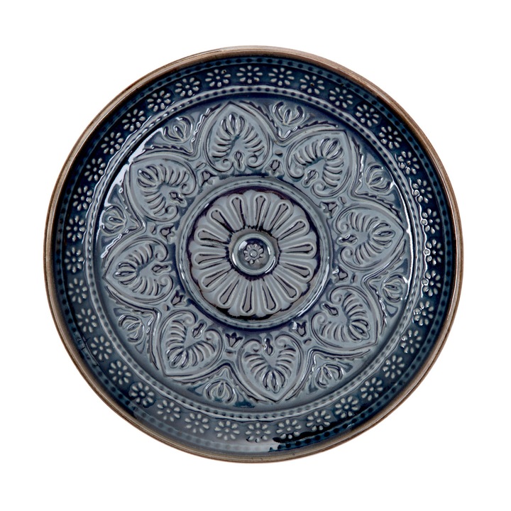 Малка чиния INDIE морско синьо 15см HOMLA