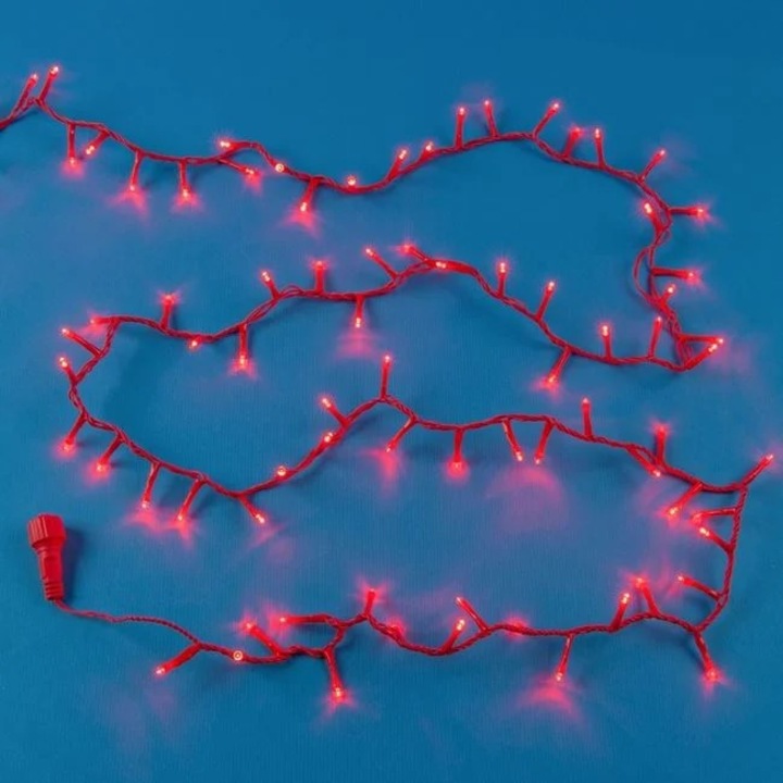 Instalatie de Lumini cu 100 de Rosii, tip LED, Cablu, Interconectabila, 6m