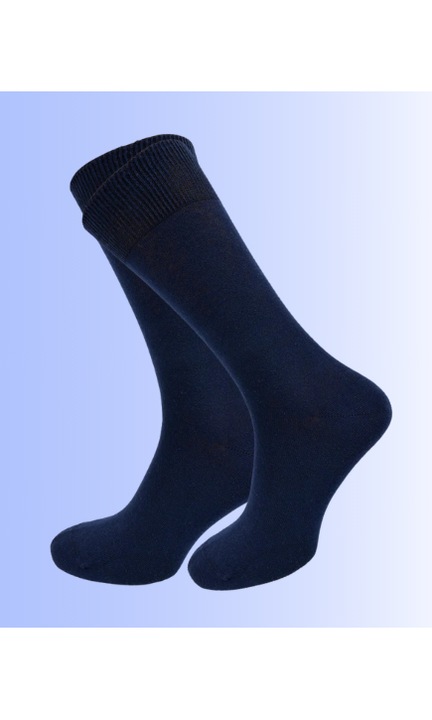 Sosete pentru Barbati din Bumbac, Model "EXTRA FINE", Bleumarin
