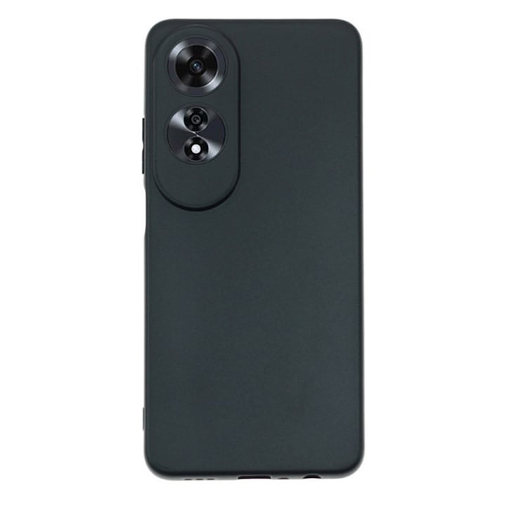 Силиконов кейс G-Tech съвместим с Motorola Moto E14, черен