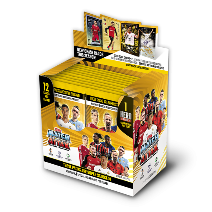 Joc de carti - Pachet Carduri Match Attax sezon 2024-2025