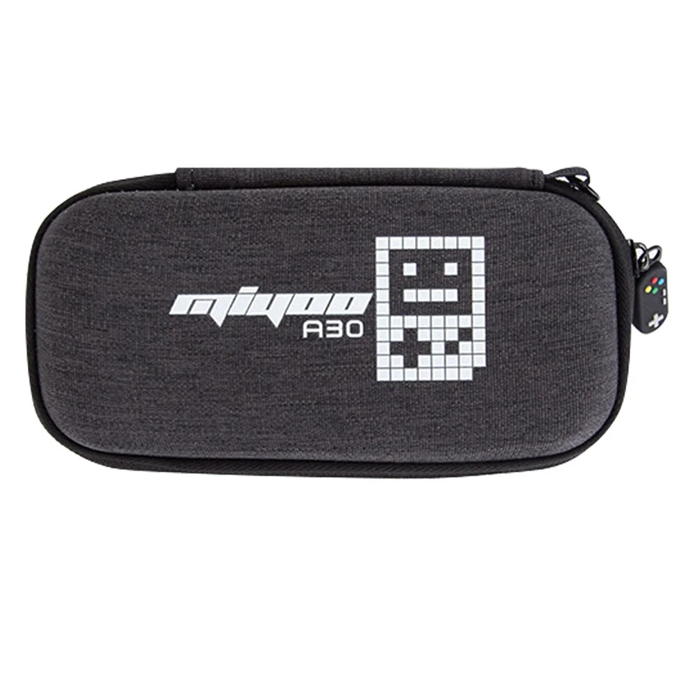 Consola retro portabila Miyoo A30 cu jocuri incluse, 4-core 1.5GHz, 512MB, IPS LCD 2.8" 640x480, 2600mAh, gri