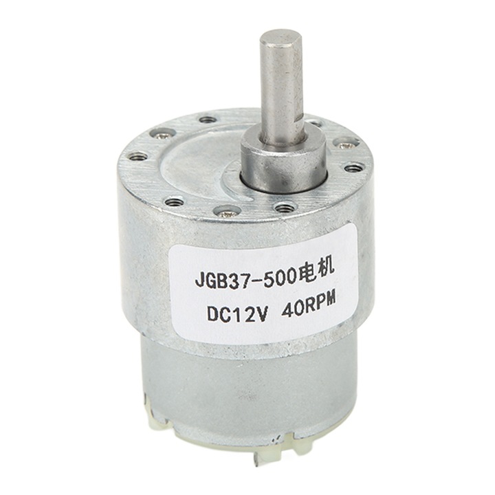 DC мотор-редуктор 40 об/мин, регулируема скорост, висок въртящ момент, DC12V микроредуктор