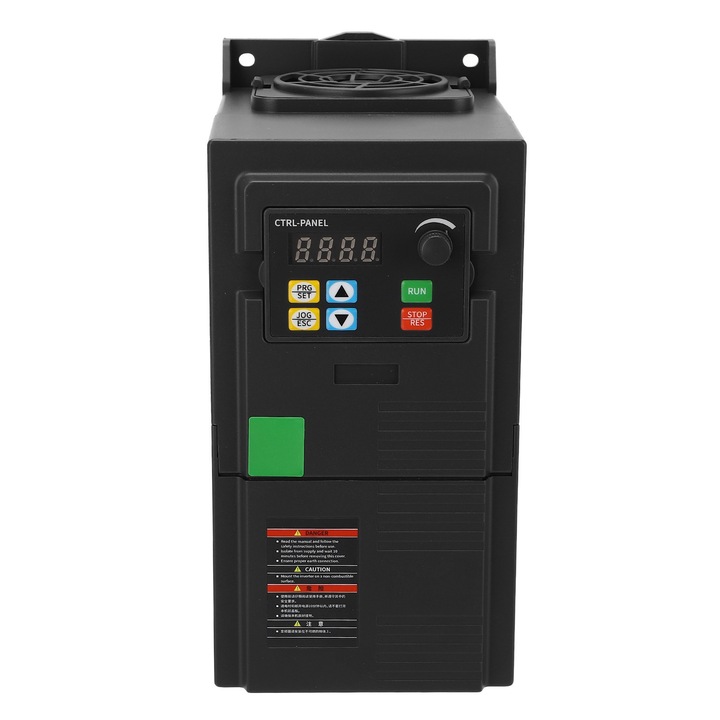 Jormftte változtatható frekvenciájú inverter, 1 fázis 220-240V AC, 3 fázis 0-240V AC, 15A, ABS