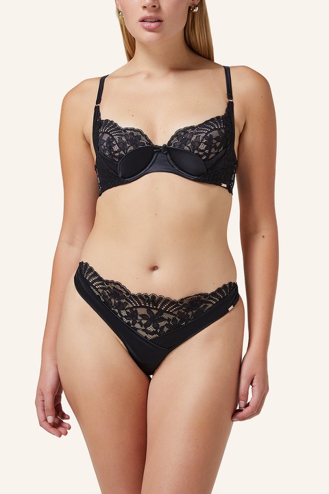 Hunkemoller, Сутиен с дантела, Избеляло черно