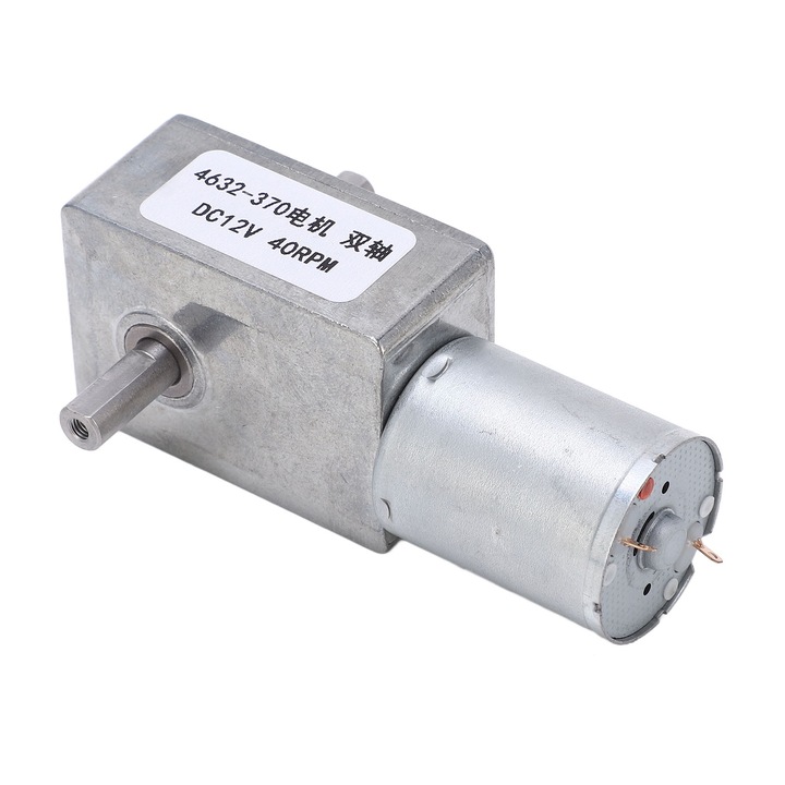 Motor cu angrenaj DC 40 RPM Capacitate mare de incarcare Reductor de viteza Inlocuire motor cu angrenaj DC12V