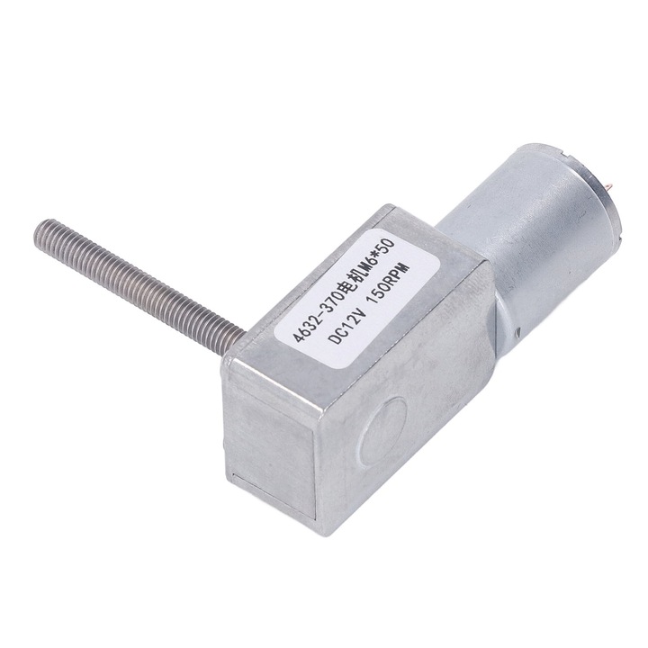 Motor cu angrenaj melcat DC M6 X 50mm Enforose