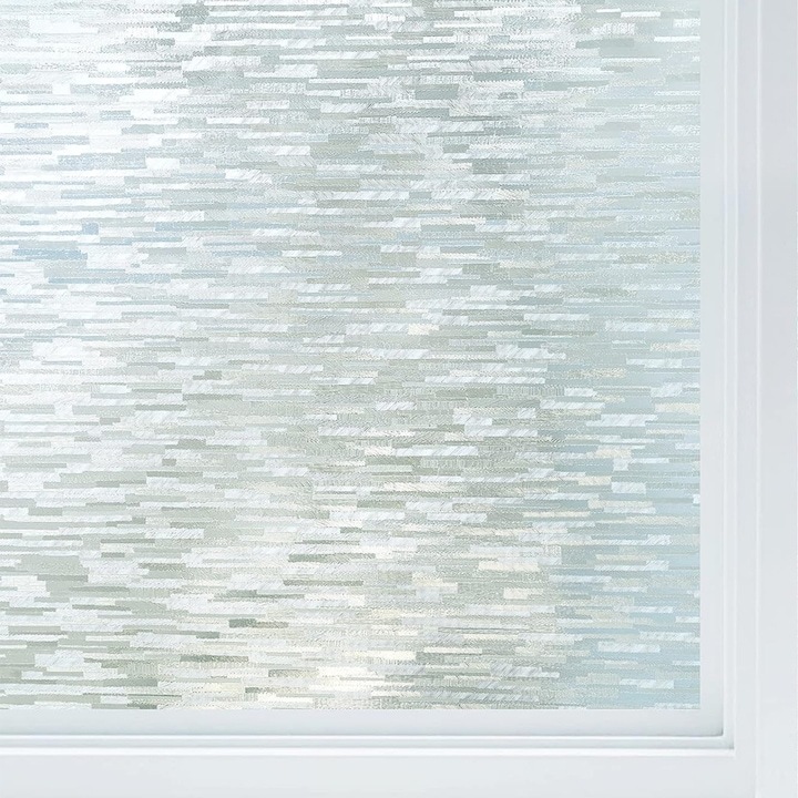 Фолио за прозорци, WELUOT, 3D, PVC, за многократна употреба, 44,5x200 см