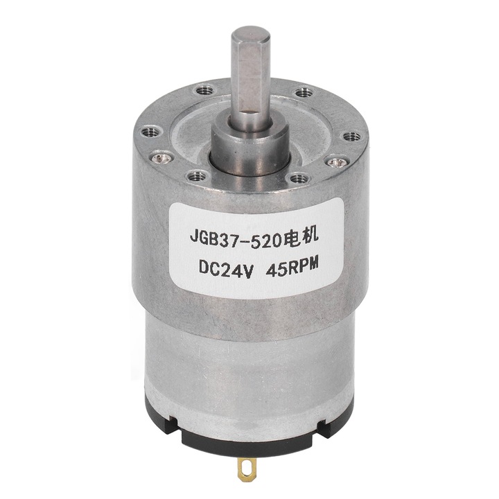 Motor cu angrenaj melcat cu autoblocare, Enforose, bobina din alama, cu viteza mare de torsiune, motor cu angrenaj CC DC24V