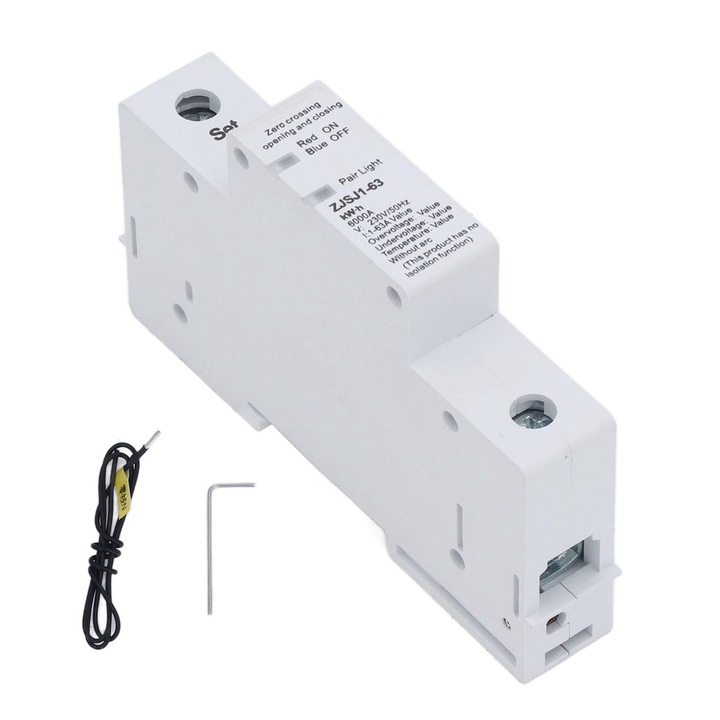 Contor de energie inteligent multifunctional WiFi Enforose, AC220V-AC230V, 1P, IP20, 50Hz, set complet